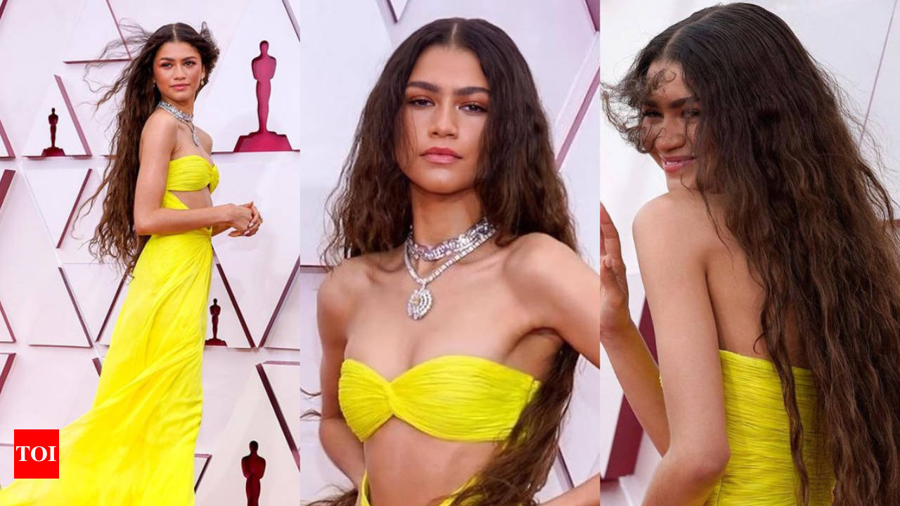 Zendaya had the most amazing hair moment at the Oscars 2021 - Times of India