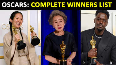 Oscars 2021 full winners list: Anthony Hopkins Best Actor, Frances  McDormand Best Actress, Nomadland Best Picture