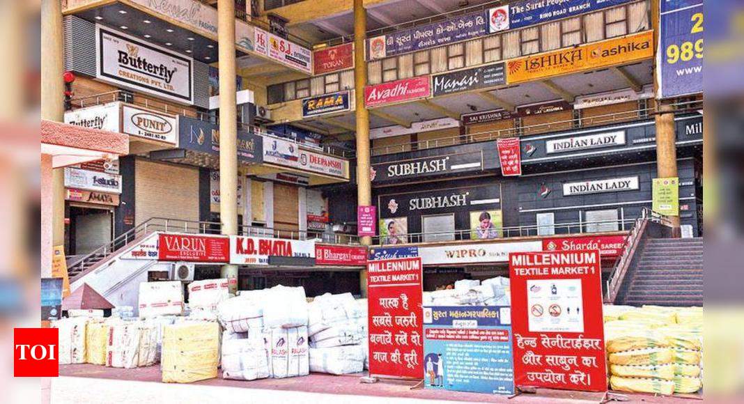 Surat: Diamond units and textile markets told to shut down | Surat News -  Times of India