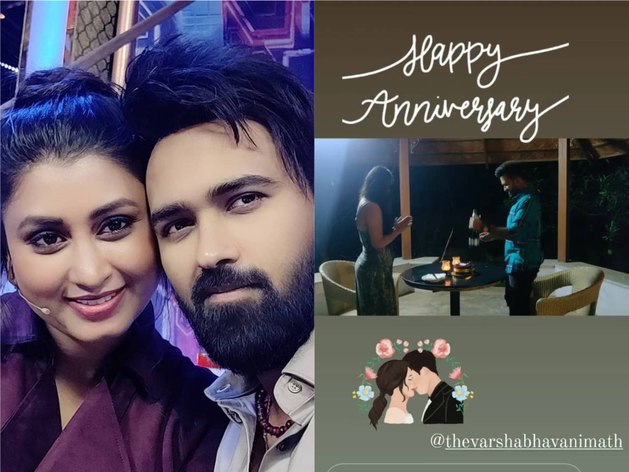 Dancee+ judge Yashwant Master wishes wife Varsha on their 2nd wedding anniversary; shares mushy pictures from their date night picture