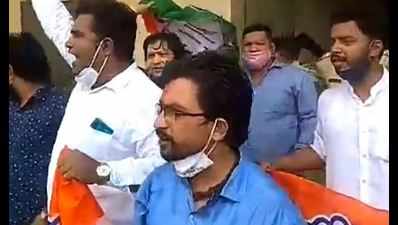Mumbai: 8 Congress workers detained for vandalising beverage company office over advertisement
