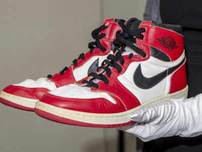 Michael Jordan Rookie Year Sneakers Sotheby's Auction