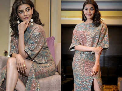 Kajal Aggarwal just wore carpet print skirt-blouse!