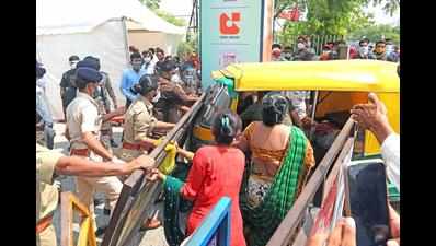 Ahmedabad Covid crisis: Desperation rams into barricade