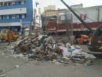 drainage Wastage Not Cleared at Gowliguda Chaman
