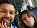 These romantic pictures of Rohit Sharma and Ritika Sajdeh will restore your faith in love