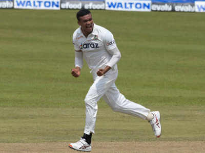 2nd Test: Bangladesh's Taskin Ahmed shines but fails to slow Sri Lanka run fest