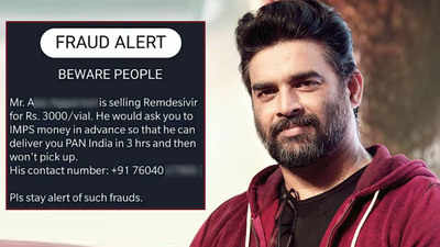 'We have such devils amongst us too': R Madhavan warns fans against fraudsters cheating people looking for COVID-19 medicines