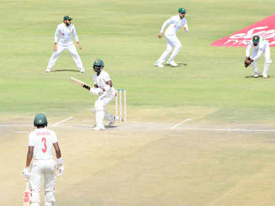 1st Test: Zimbabwe facing innings defeat against Pakistan after Nauman double