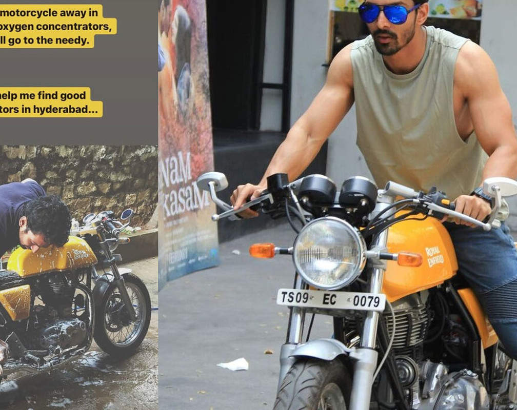 
Harshvardhan Rane puts his bike on sale in order to raise funds for oxygen concentrators
