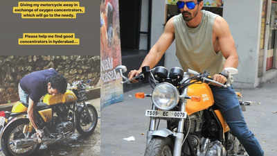 Harshvardhan Rane puts his bike on sale in order to raise funds for oxygen concentrators