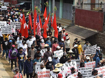 Thousands rally against Myanmar junta, calling for 'spring revolution'