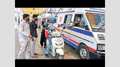 Gujarat: Ambulance calls go from 64,000 to 14,000 in a week