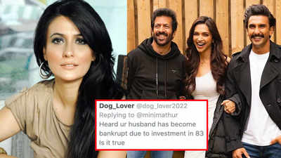 Mini Mathur shuts troll who asked if her 'husband Kabir Khan has become bankrupt due to investment in '83'