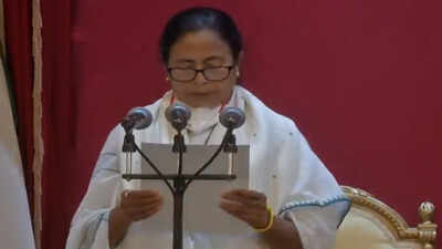 Mamata Banerjee takes oath as CM of West Bengal