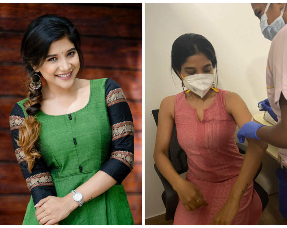 
Sakshi Agarwal gets her first dose of vaccine

