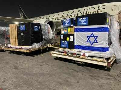 First Covid aid flight from Israel reaches Delhi; many more to follow
