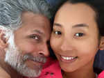 Loved-up selfies of Milind Soman and wifey Ankita Konwar