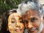 Loved-up selfies of Milind Soman and wifey Ankita Konwar