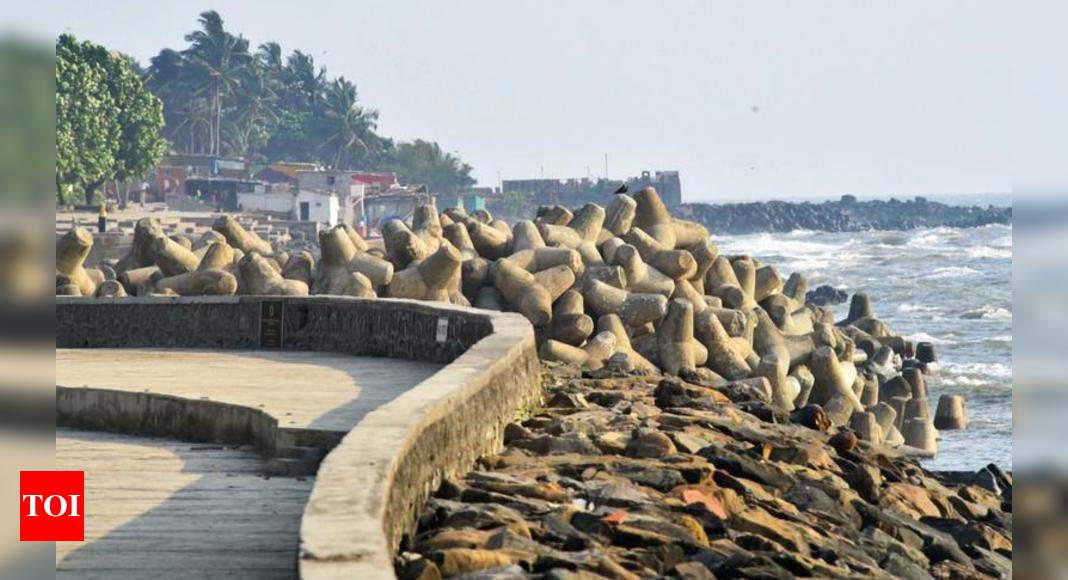 Mumbai Residents Fume Over Tetrapods Stacked On Bandra Bandstand