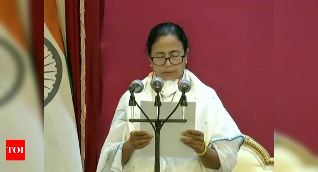 Mamata takes oath as CM, says won’t tolerate unrest