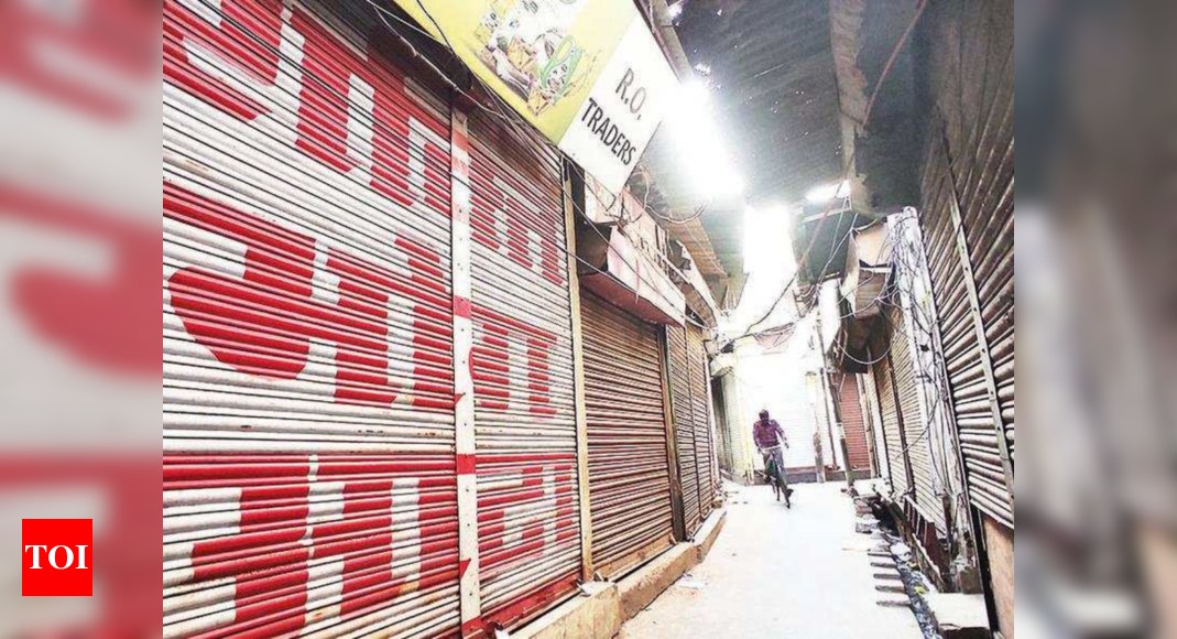 Uttar Pradesh lockdown Grocery shops shut despite exemption