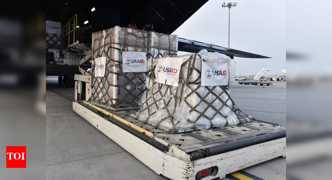 Covid19 Six US planes carrying medical supplies reached India in past