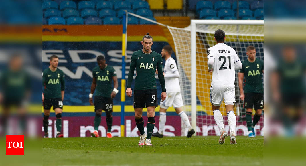 Premier League Spurs topfour bid hit by loss at Leeds Football News