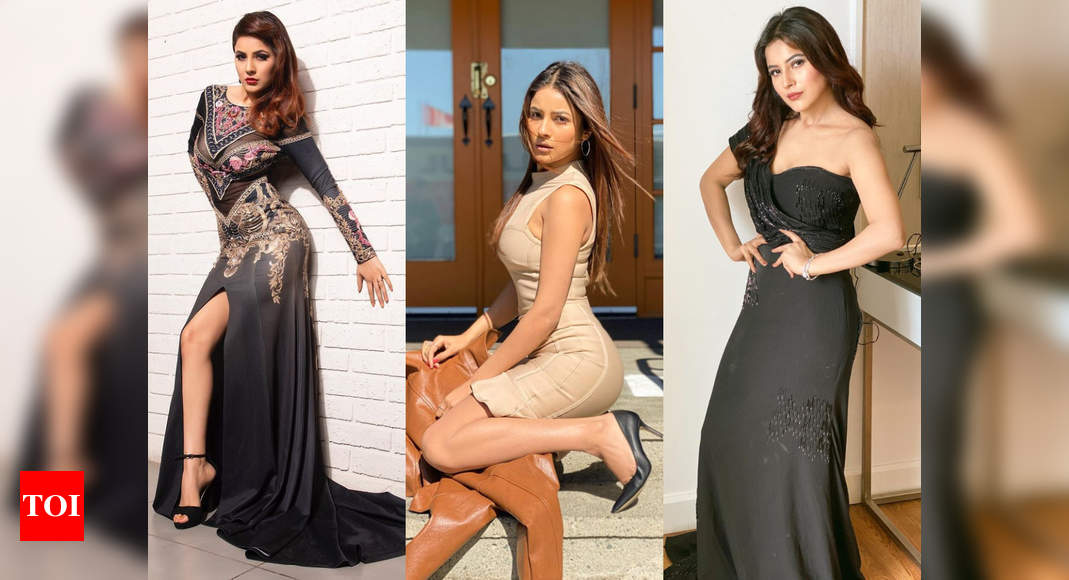 Shehnaaz Gill's body-hugging dresses