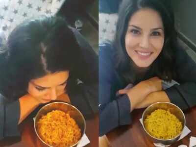 Watch: Sunny Leone shares her mantra to satiate craving while being on diet