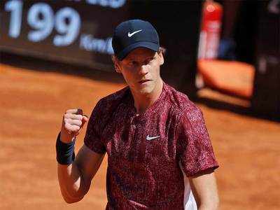 Sinner sets up Nadal clash in Rome second round