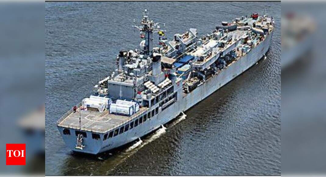 With oxygen and med supplies, three warships reach India | India News - Vimarsana News