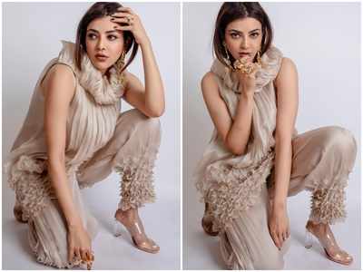 Kajal Aggarwal sums up her current mood with throwback pictures from a photoshoot