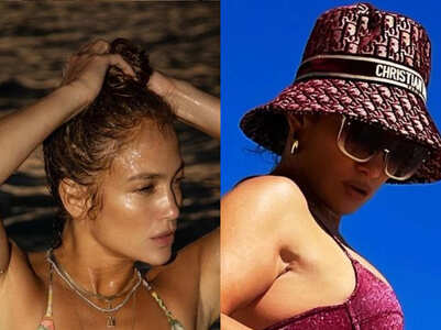 Jennifer Lopez's swimwear style
