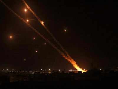 Hamas rockets target Tel Aviv after Israeli strikes flatten Gaza tower