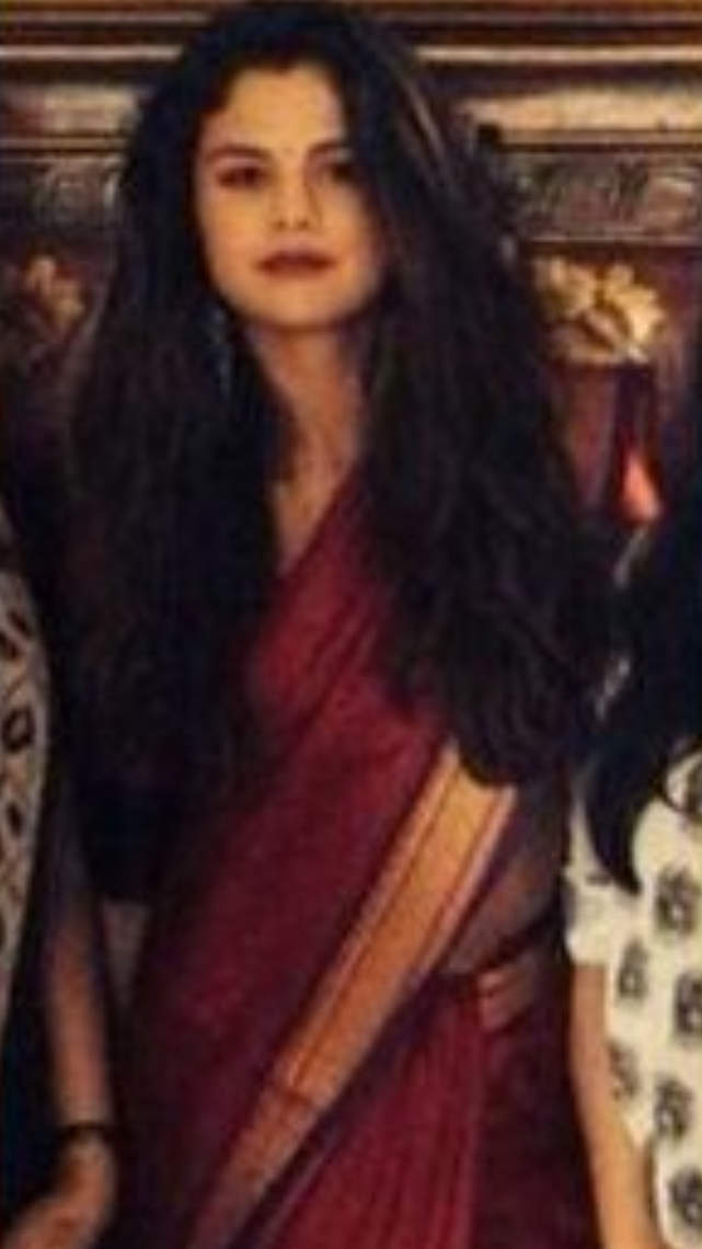 selena gomez in indian dress