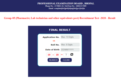 MPPEB Group 5 Result declared at peb.mp.gov.in, here's direct link