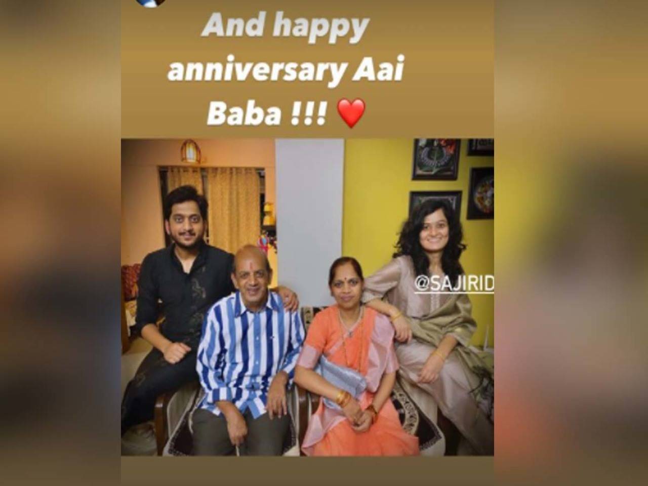 Amey Wagh shares an adorable post on his parents' wedding ...