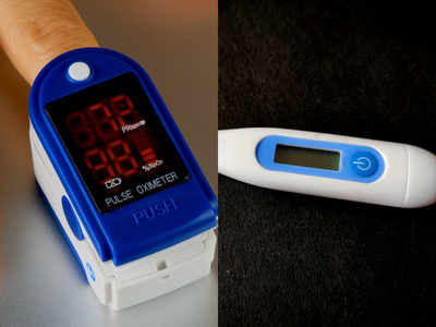 COVID home isolation: "Can I use oximeter and thermometer of a family member who tested COVID positive?"