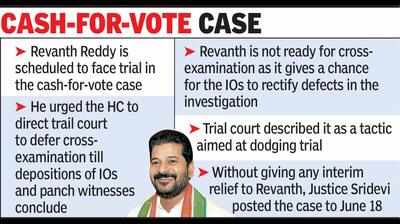 Revanth wants cross-examination deferred, gets no relief from HC
