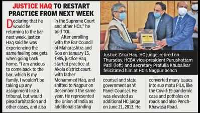 Never requested for transfer to Aurangabad: Justice Haq