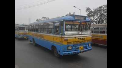 80% buses go off road, city suffers