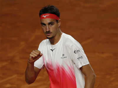 Lorenzo Sonego ousts fourth-seed Dominic Thiem in Rome