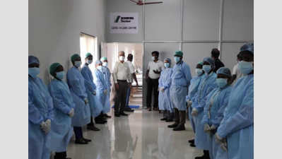 Schwing Stetter converts part of its Sriperumbudur factory into Covid care centre