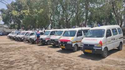 Ambulance drivers demand O2 supply