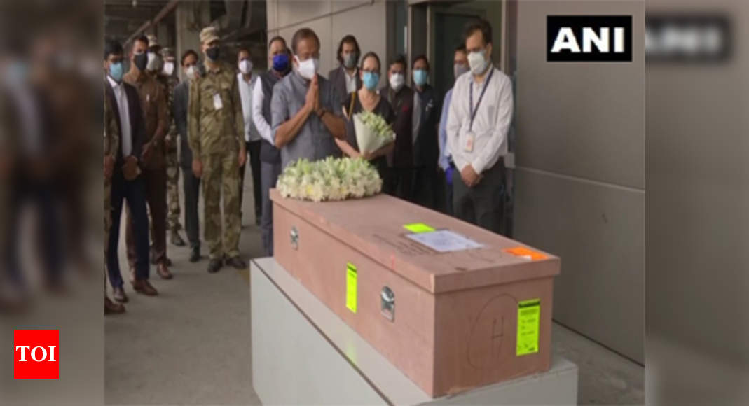 Mortal remains of Kerala woman killed in Israel arrive in India | India ...