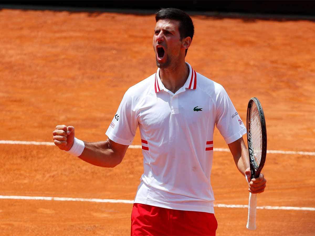 Djokovic Survives Tsitsipas Scare To Advance To Rome Semi Finals Tennis News Times Of India