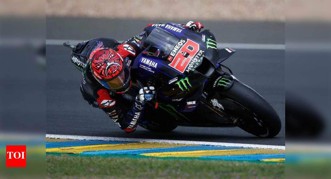 Yamaha's Quartararo takes pole ahead of Vinales at French Grand Prix ...