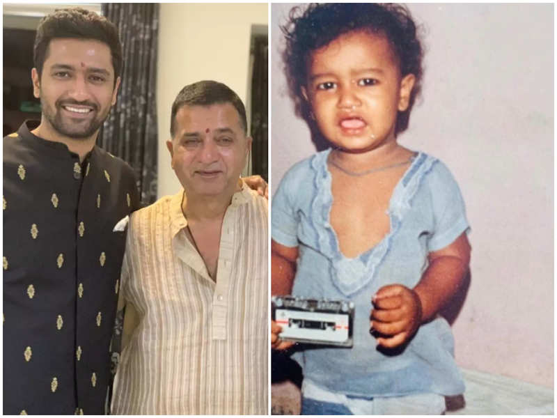 Vicky Kaushal S Father Sham Kaushal Has The Sweetest Birthday Wish For His Son Hindi Movie News Times Of India