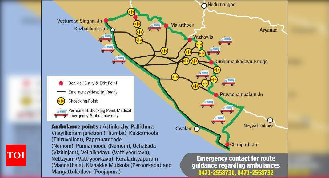 Cops lay out green corridor for ambulance